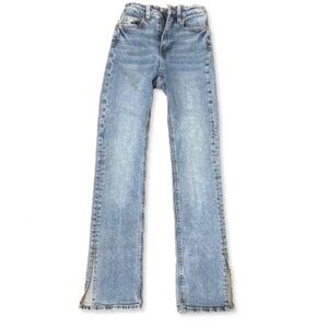 H&M Mid-rise bootcut/flared blue jeans